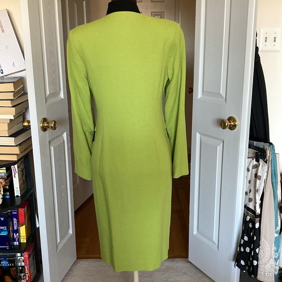 Sandra Ow for NR.1 vintage and rare wool crape dress - Picture 6 of 11